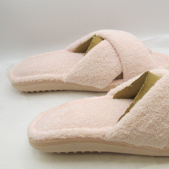 Heavenly Comfort pink terry slipper M - Picture 5 of 7